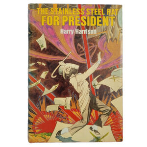 Vintage The Stainless Steel Rat for President Harry Harrison Nelson, scifi, Book